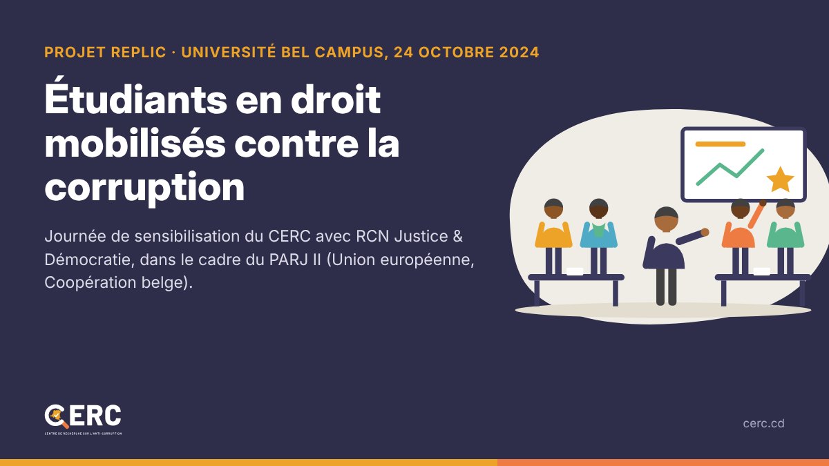 Kinshasa : les étudiants de Bel Campus sensibilisés à la lutte contre la corruption