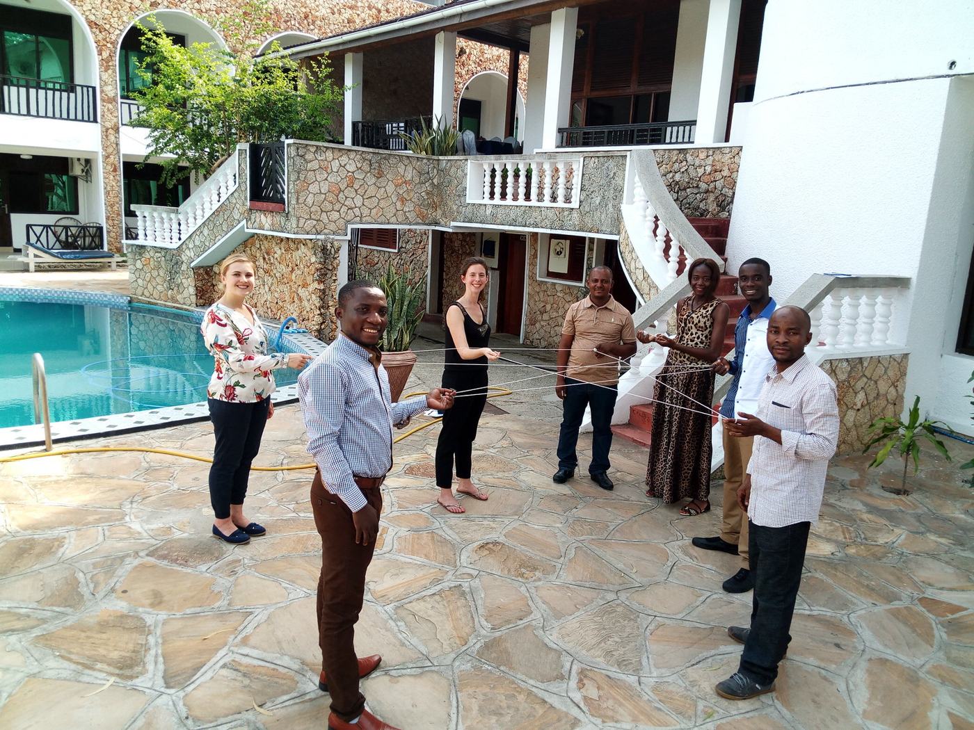 CERC staff with Integrity Action trainers in Dar es Salaam, December 2017