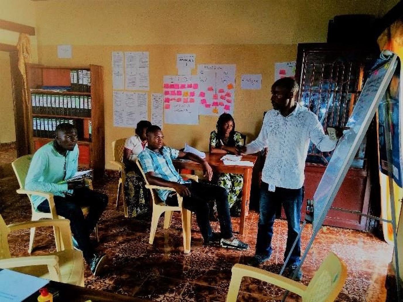Participants in a group session