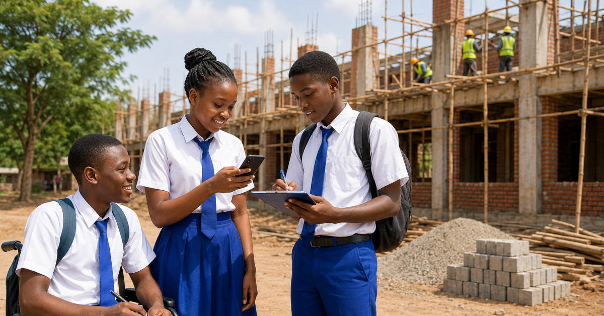 Integrity Club convinced school officials to build extra toilets and classrooms
