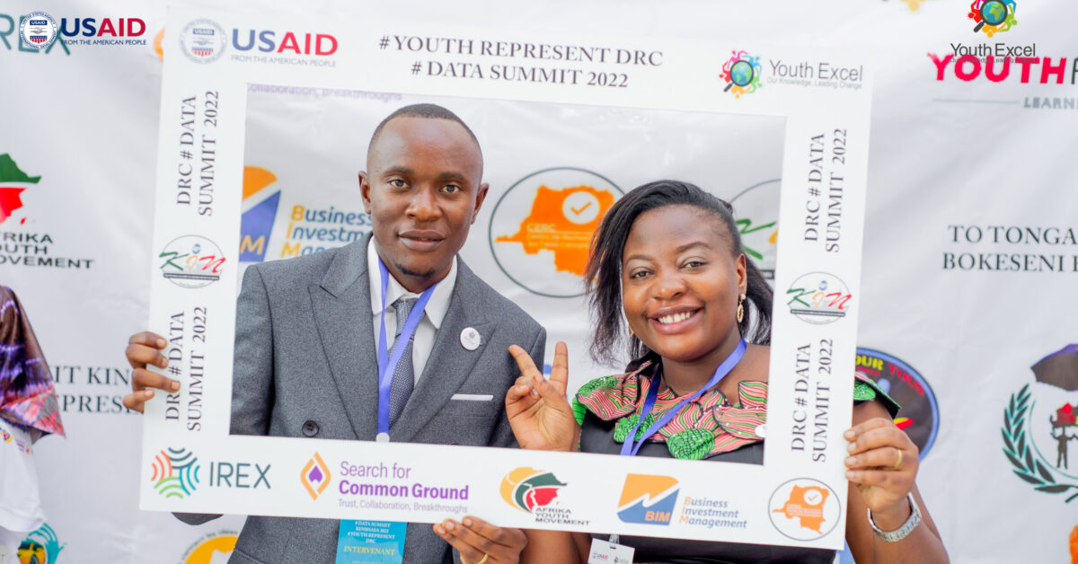 Youth Excel Kinshasa Data Summit: Increasing youth inclusion in education and in workforce development programmes